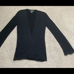 Biline 100% silk knit black sweater